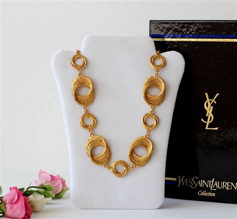 etsy ysl|vintage YSL jewelry.